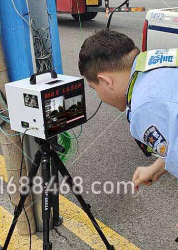 邢台市高速交警采用移动测速仪案例