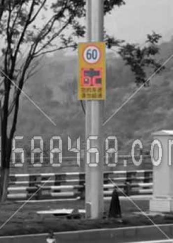 重庆市渝北区区间测速点安装车速提示屏