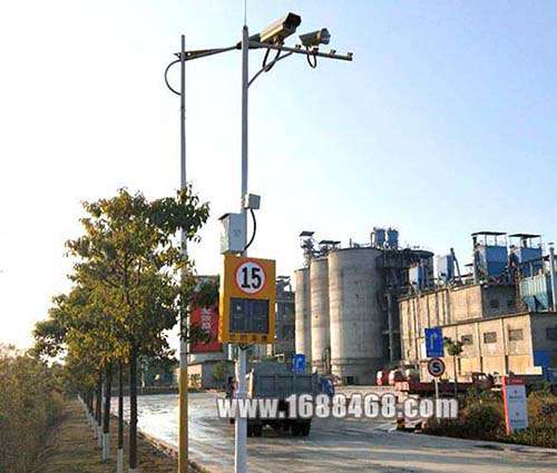 车速提示屏带超速拍照功能湖南萍乡水泥案例