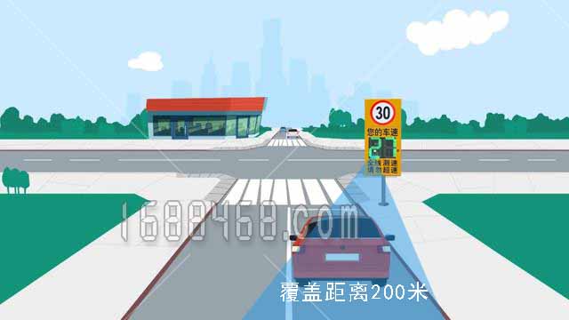 雷达测速车速实时提示屏|杭州来涞科技