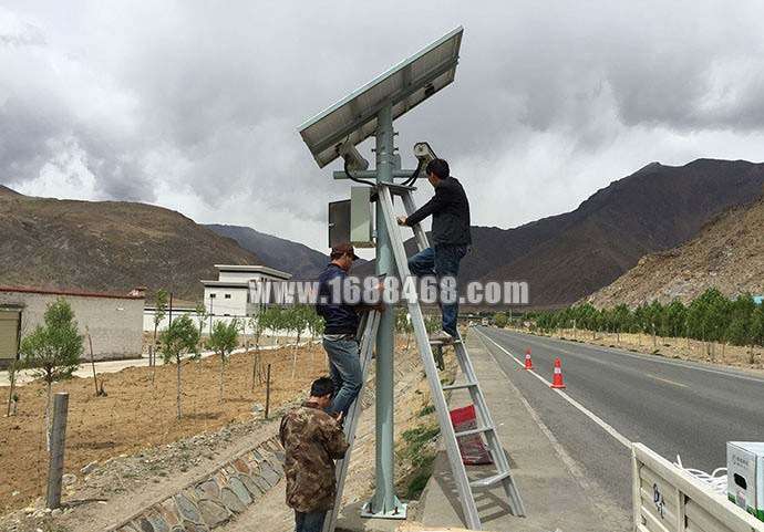 固定安装式太阳能雷达测速电子警察系统