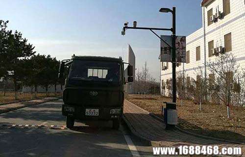 北京某部隊安裝機動車超速自動監測系統HT3000-D