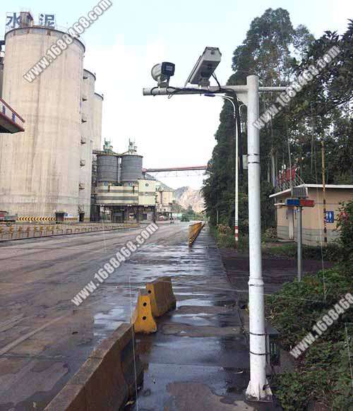 广西北流海螺水泥厂区安装超速拍照监控系统