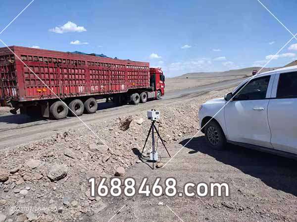 新疆哈密市矿区移动式测速仪案例